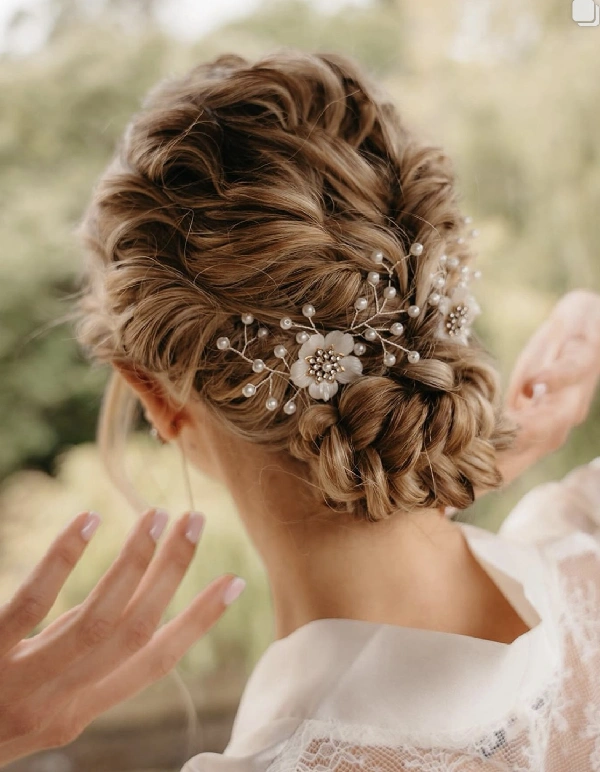 Peinado recogido de novia